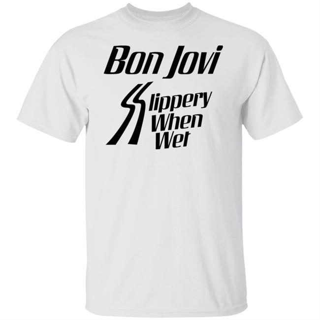Bon Jovi Slippery When Wet Shirt Shop the Bon Jovi Official Merch Online Store Bon Jovi Slippery When Wet Shirt Bon Jovi Official Merch Online Store