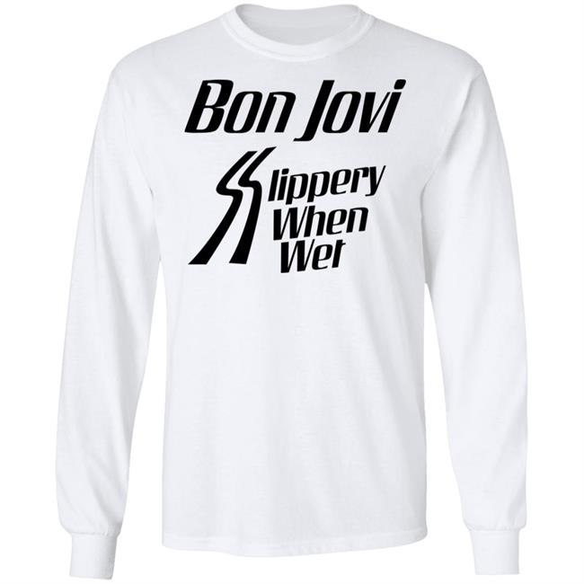 Bon Jovi Slippery When Wet Shirt Shop the Bon Jovi Official Merch Online Store Bon Jovi Slippery When Wet Shirt Bon Jovi Official Merch Online Store