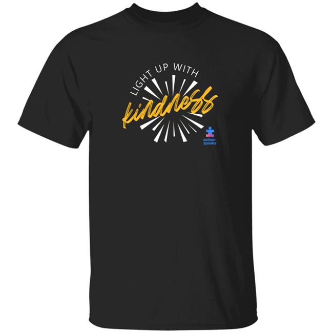 Autism Merch Light Up With Kindness T Shirt