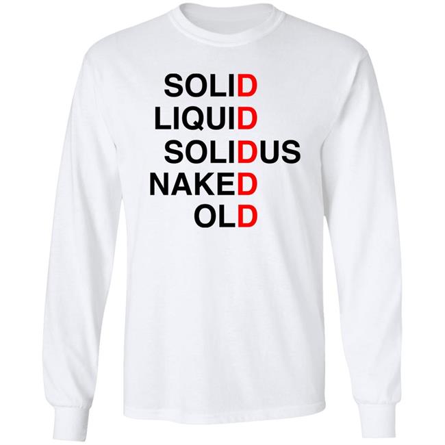 Solid Liquid Solidus Naked Old Shirt Pomu Rainpuff