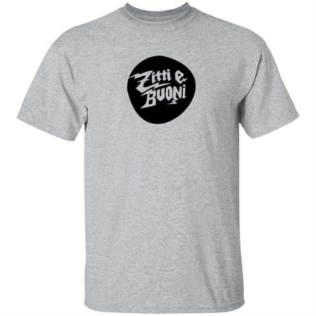 Maneskin Merch Zitti E Buoni Grey T Shirt