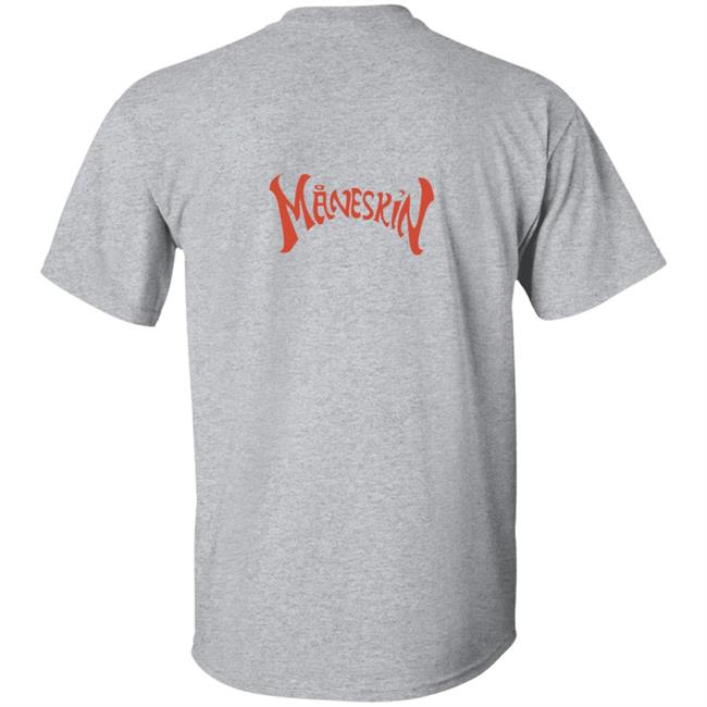 Maneskin Merch Zitti E Buoni Grey T Shirt Maneskin Merch Zitti E Buoni Grey T Shirt
