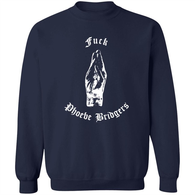 Phoebe Bridgers Merch Fuck Crewneck Black Sweatshirt Phoebe Bridgers Merch Fuck Crewneck Black Sweatshirt
