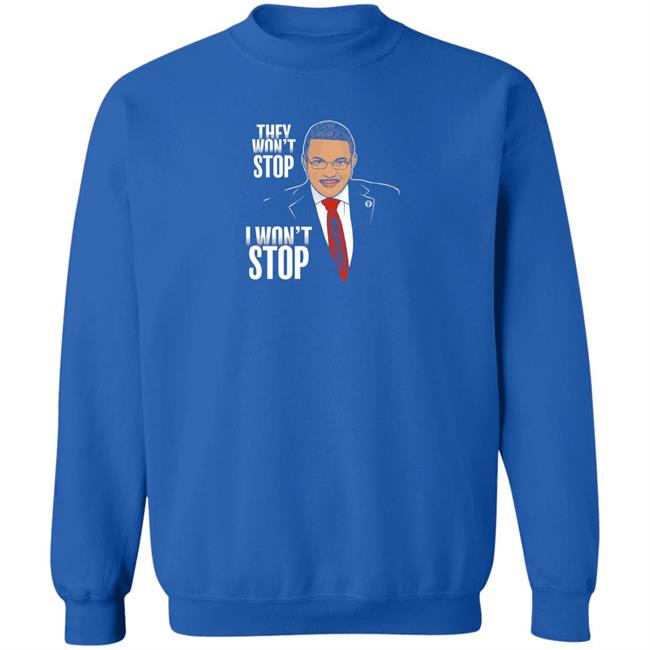 Dr. Rashad Richey Cenk Uygur They Won't Stop I Won't Stop Shir Shop TYT Merch