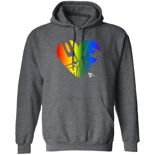 Pride Love Over Hate Shirt Baonpdx Portland Thorns Fc Mimi’S Fresh Tees Merch