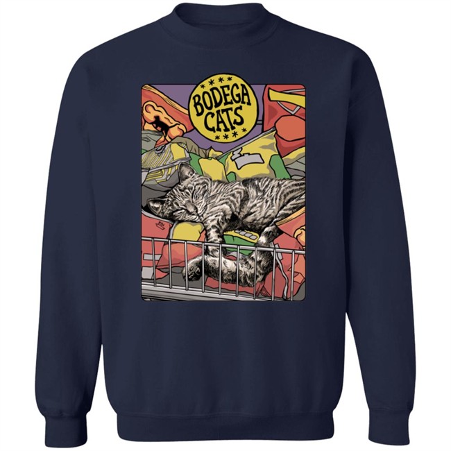 Bodega Cats Shop Store Chips Unisex Crewneck Sweatshirt Hoodie Bodega Cats Shop Store Chips Unisex Crewneck Sweatshirt Hoodie