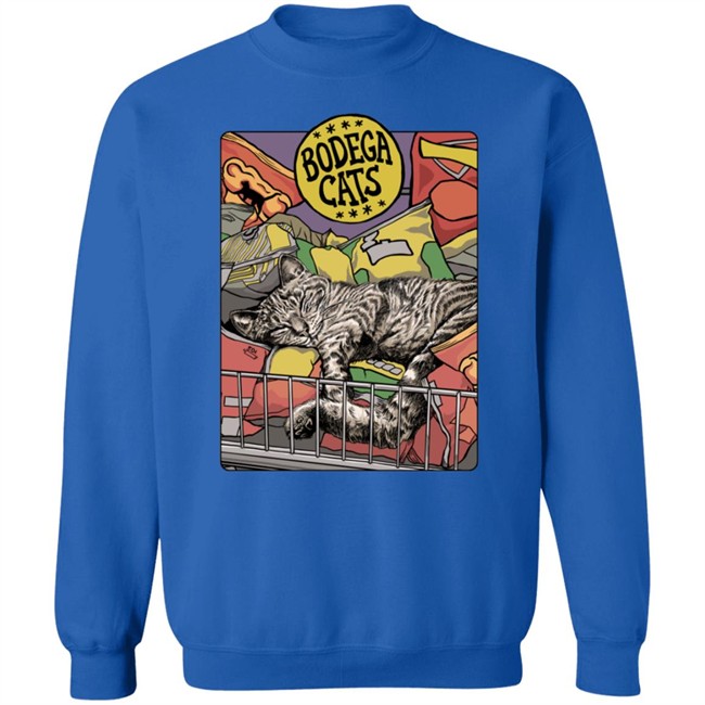 Bodega Cats Shop Store Chips Unisex Crewneck Sweatshirt Hoodie