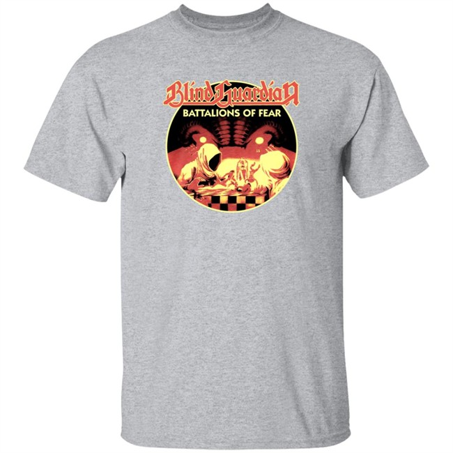 Blind Guardian Merch Battalions Of Fear T Shirt