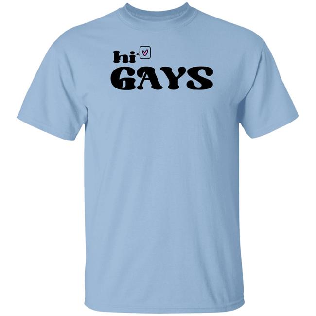 Chrissy Chlapecka Merchandise Chrissy Hi Gays Tee Shirt