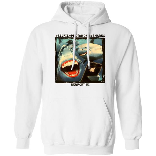 Myownnovember Selfie Photobomb Sharks Newport Shirt
