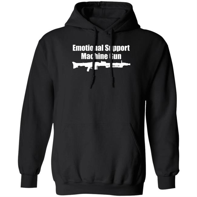 Ak Guy Merch Emotional Support Machine Gun T Shirt