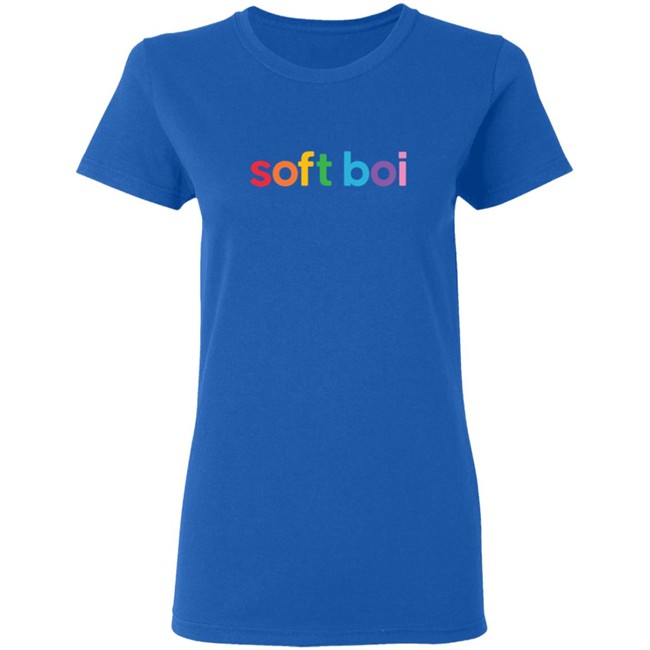 Soft Boi Merch Rainbow Text Crewneck Sweatshirt Soft Boi Merch Rainbow Text Crewneck Sweatshirt