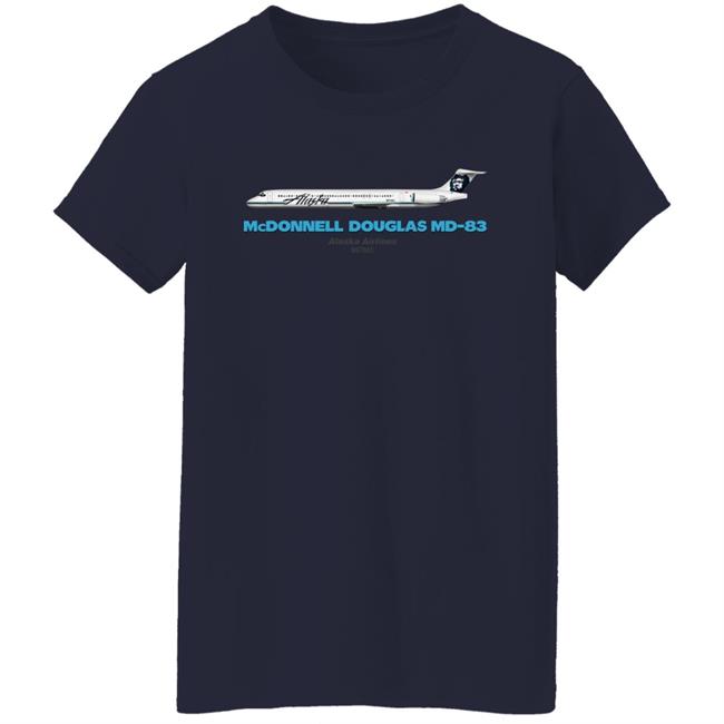 Rob Delaney Mcdonnell Douglas Md-83 Alaska Airlines T Shirt