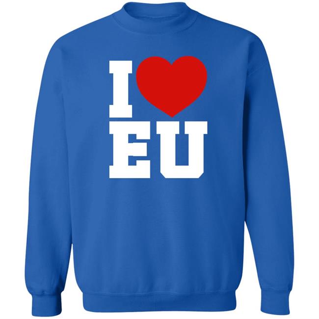 Pride Parade I Love Eu T Shirt Ukraine