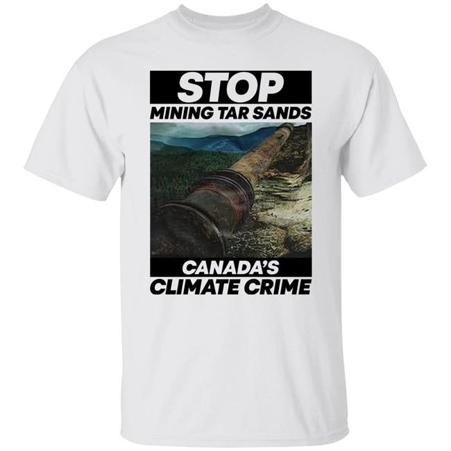 Sebastian Vettel Stop Mining Tar Sands Canada Climate Crime Shirt
