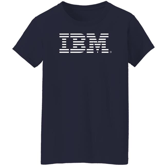 Ibm Logo T Shirt Navy Dad Feels