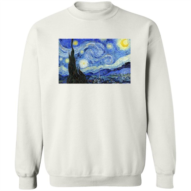 The Starry Night Vincent van Gogh Crewneck Sweatshirt