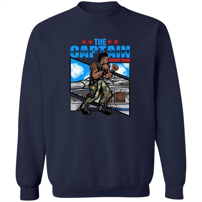 AEW Prowrestlingtees Street Fighter Captain Shawn Dean Shirt AEW Prowrestlingtees Street Fighter Captain Shawn Dean Shirt