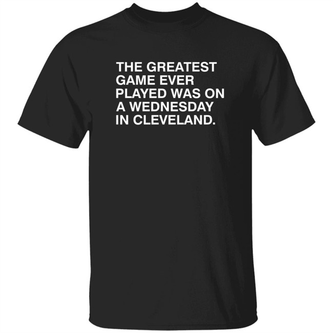 Obvious Shirts The Greatest Game Ever Played T Shirt