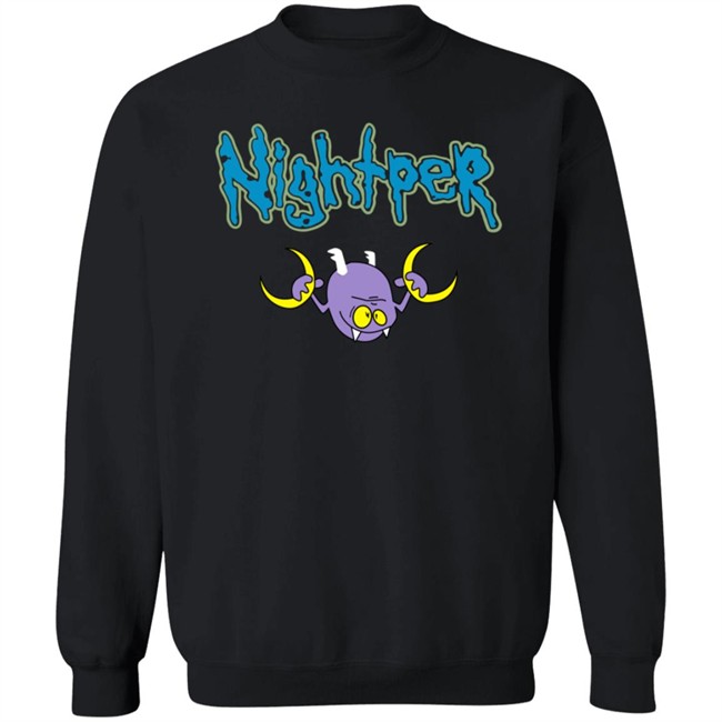 Nightper Black Mons Hoodie Nightper Black Mons Hoodie