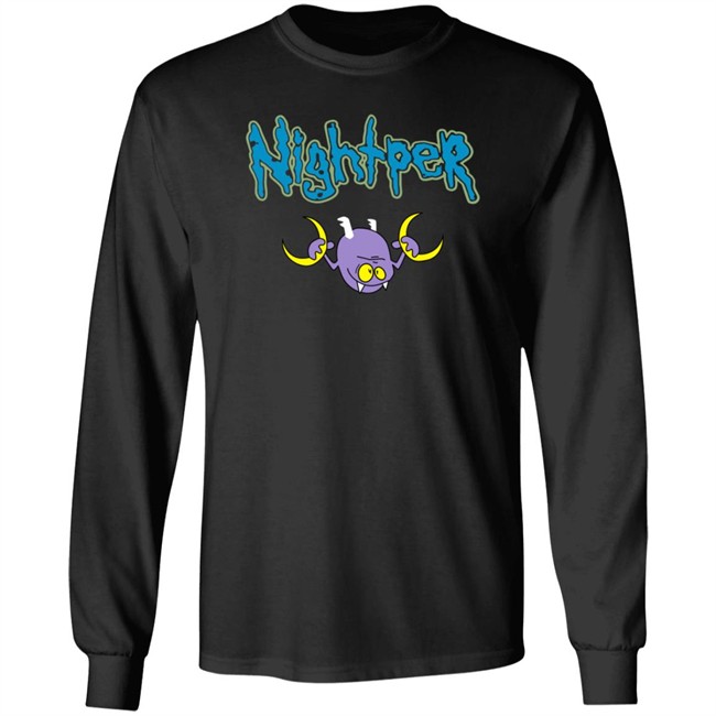 Nightper Black Mons Hoodie Nightper Black Mons Hoodie