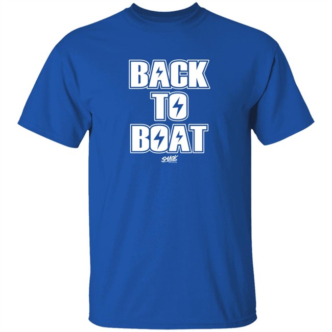 Shop Unlicensed Tampa Bay Gear Tampa Bay Pro Hockey Apparel Back to Boat Shirt