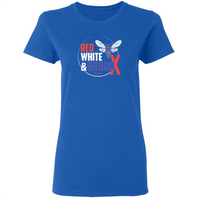 Cincyshirts Red White And Brood X T Shirt Cincyshirts Red White And Brood X T Shirt