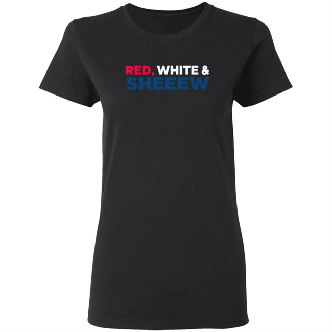 Beef Cake Merch Red White And Sheeew T Shirt Beef Cake Merch Red White And Sheeew T Shirt