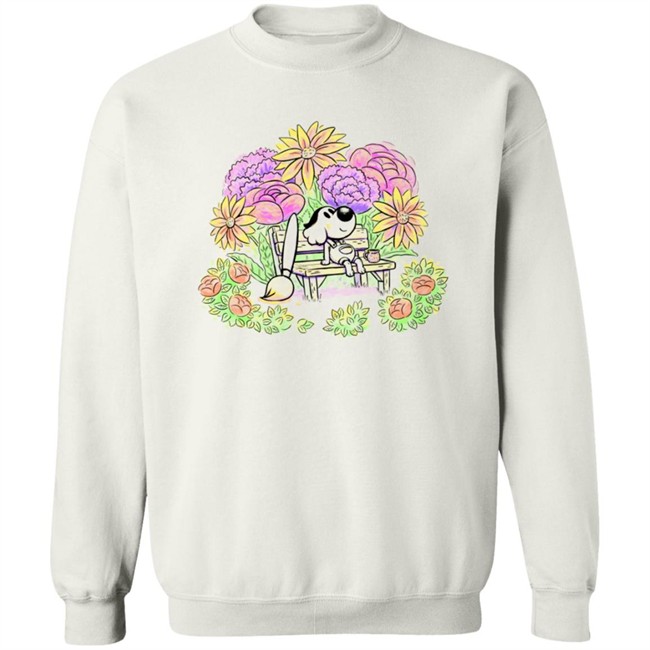 The Yetee Mart Shop Oatmeal Dog On The Bench Shirt The Yetee Mart Shop Oatmeal Dog On The Bench Shirt