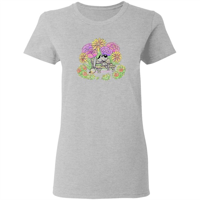 The Yetee Mart Shop Oatmeal Dog On The Bench Shirt The Yetee Mart Shop Oatmeal Dog On The Bench Shirt