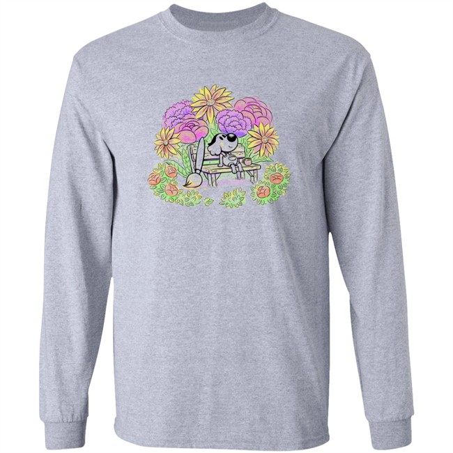 The Yetee Mart Shop Oatmeal Dog On The Bench Shirt The Yetee Mart Shop Oatmeal Dog On The Bench Shirt
