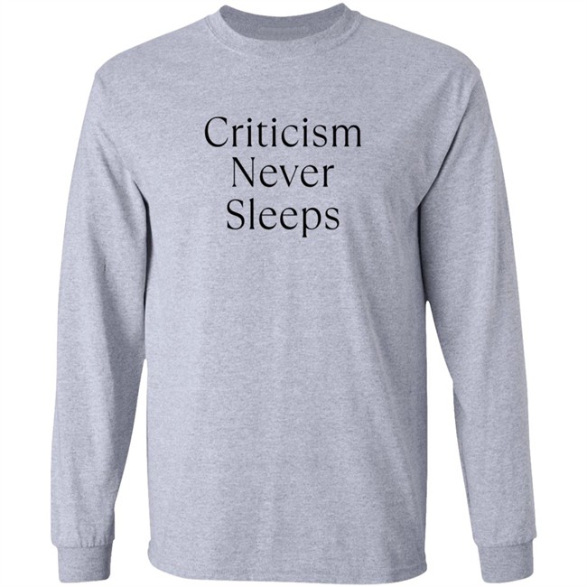 Brandon Shirts Criticism Never Sleeps Tee Shirt Brandon Shirts Criticism Never Sleeps Tee Shirt