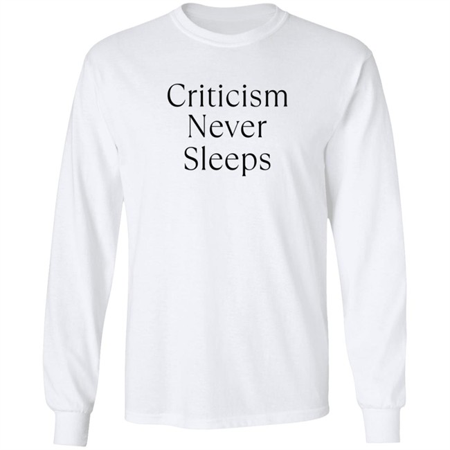 Brandon Shirts Criticism Never Sleeps Tee Shirt Brandon Shirts Criticism Never Sleeps Tee Shirt
