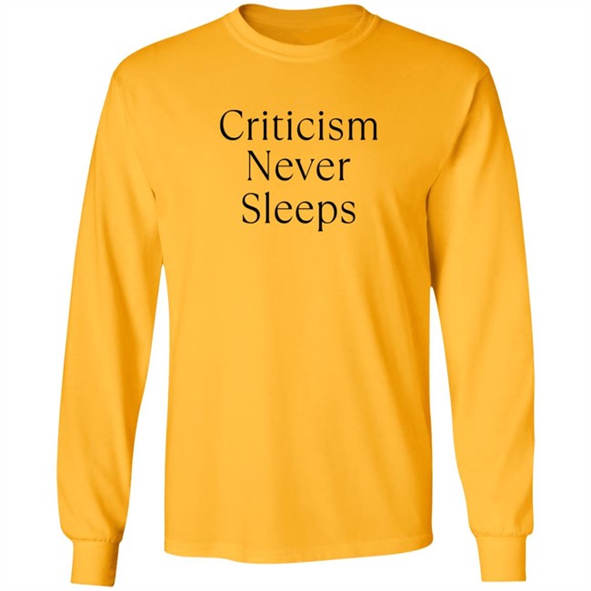 Brandon Shirts Criticism Never Sleeps Tee Shirt Brandon Shirts Criticism Never Sleeps Tee Shirt