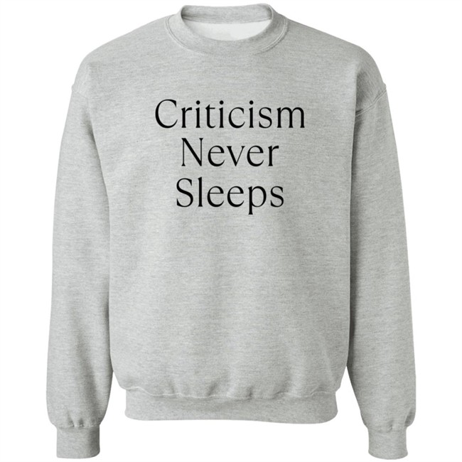Brandon Shirts Criticism Never Sleeps Tee Shirt Brandon Shirts Criticism Never Sleeps Tee Shirt