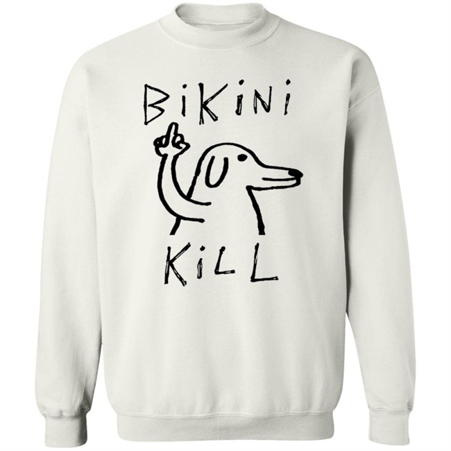 Bikinikill Merch Store Bikini Kill White Dog Tee Shirt Bikinikill Merch Store Bikini Kill White Dog Tee Shirt