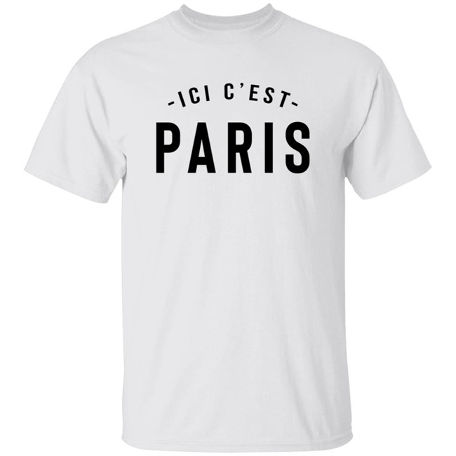 Lionel Messi Ici C'est Paris T Shirt