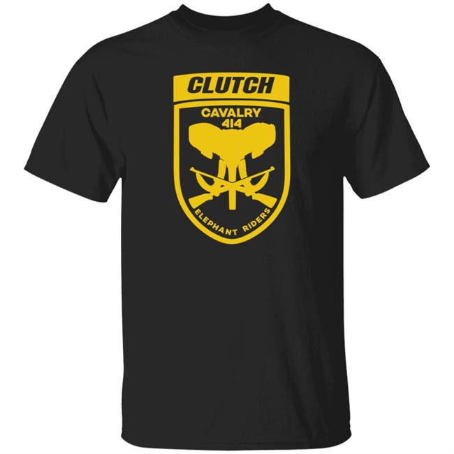 Clutch Merch Cavalry 414 Elephant Riders T Shirt