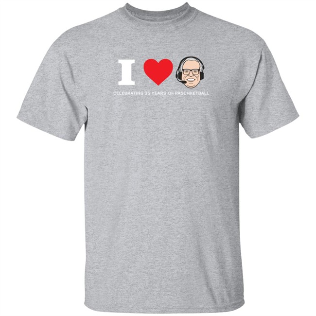 Milwaukee Bucks' Giannis Antetokounmpo Shirt I Love Jim Paschke Celebrating 35 Years Of Paschketball T Shirt