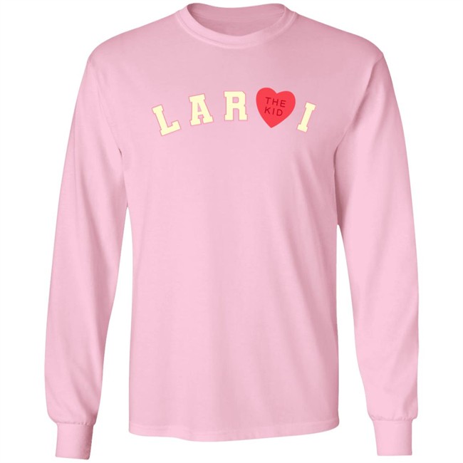The Kid Laroi Merch Laroi Heart Hoodie Red Danh - The Kid Laroi Merch Laroi Heart Hoodie Red
