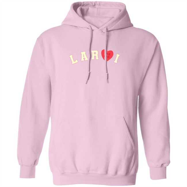 The Kid Laroi Merch Laroi Heart Hoodie Red Danh - The Kid Laroi Merch Laroi Heart Hoodie Red