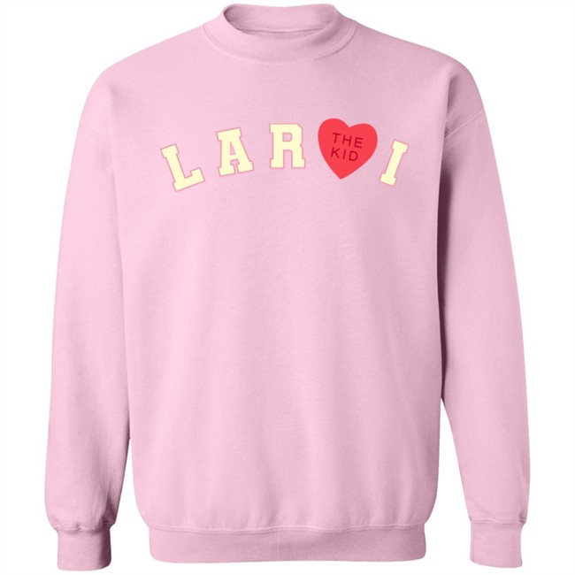 The Kid Laroi Merch Laroi Heart Hoodie Red Danh - The Kid Laroi Merch Laroi Heart Hoodie Red