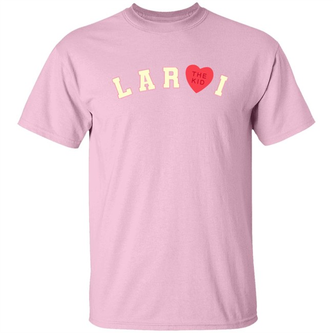 The Kid Laroi Merch Laroi Heart Hoodie Red Danh - The Kid Laroi Merch Laroi Heart Hoodie Red