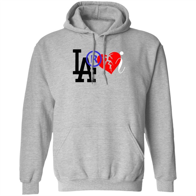 The Kid Laroi Merch Laroi Family Grey Hoodie Danh - The Kid Laroi Merch Laroi Family Grey Hoodie