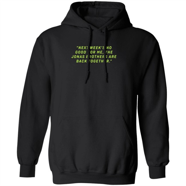 Jonas Brothers Remember This Tour Merch Next Week Tee Shirt Danh - Jonas Brothers Remember This Tour Merch Next Week Tee Shirt