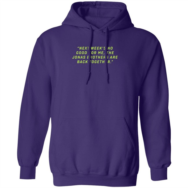 Jonas Brothers Remember This Tour Merch Next Week Tee Shirt Danh - Jonas Brothers Remember This Tour Merch Next Week Tee Shirt