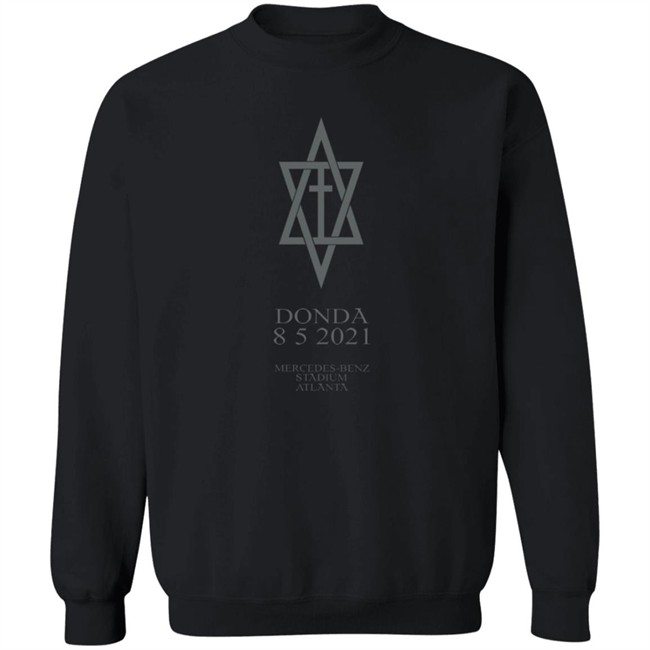 Danh - Donda Kanye West Merch Donda 8 05 2021 Mercedes Benz Stadium Atlanta Crewneck Sweatshirt
