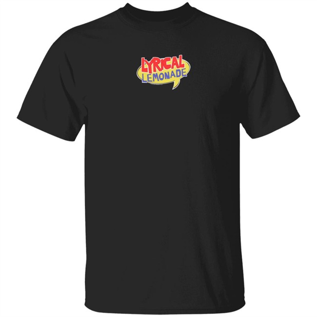 Lyrical Lemonade Merch Colorful Convo T Shirt Black Lyrical Lemonade Merch Colorful Convo T Shirt Black