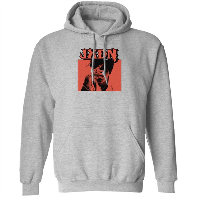 Jxdn Music Merch Red Photo Tee Shirt Danh - Jxdn Music Merch Red Photo Tee Shirt