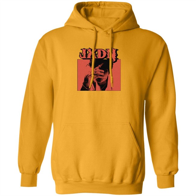 Jxdn Music Merch Red Photo Tee Shirt Danh - Jxdn Music Merch Red Photo Tee Shirt